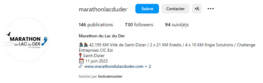 Facebbook Marathon du Lac du Der